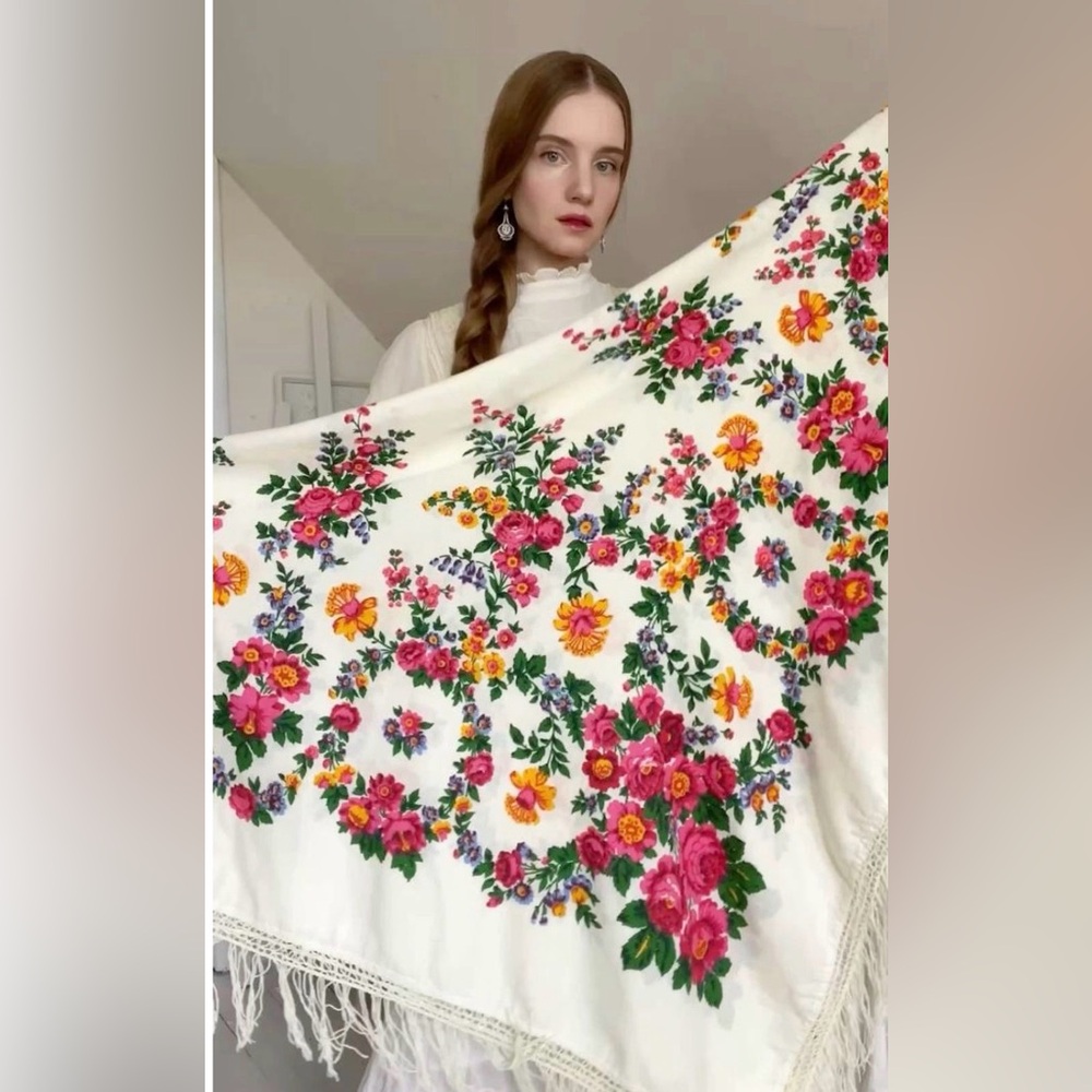 New! Ethnic Shawls Scarf Palantine